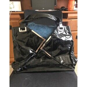 Kooba patent leather black Rio bag